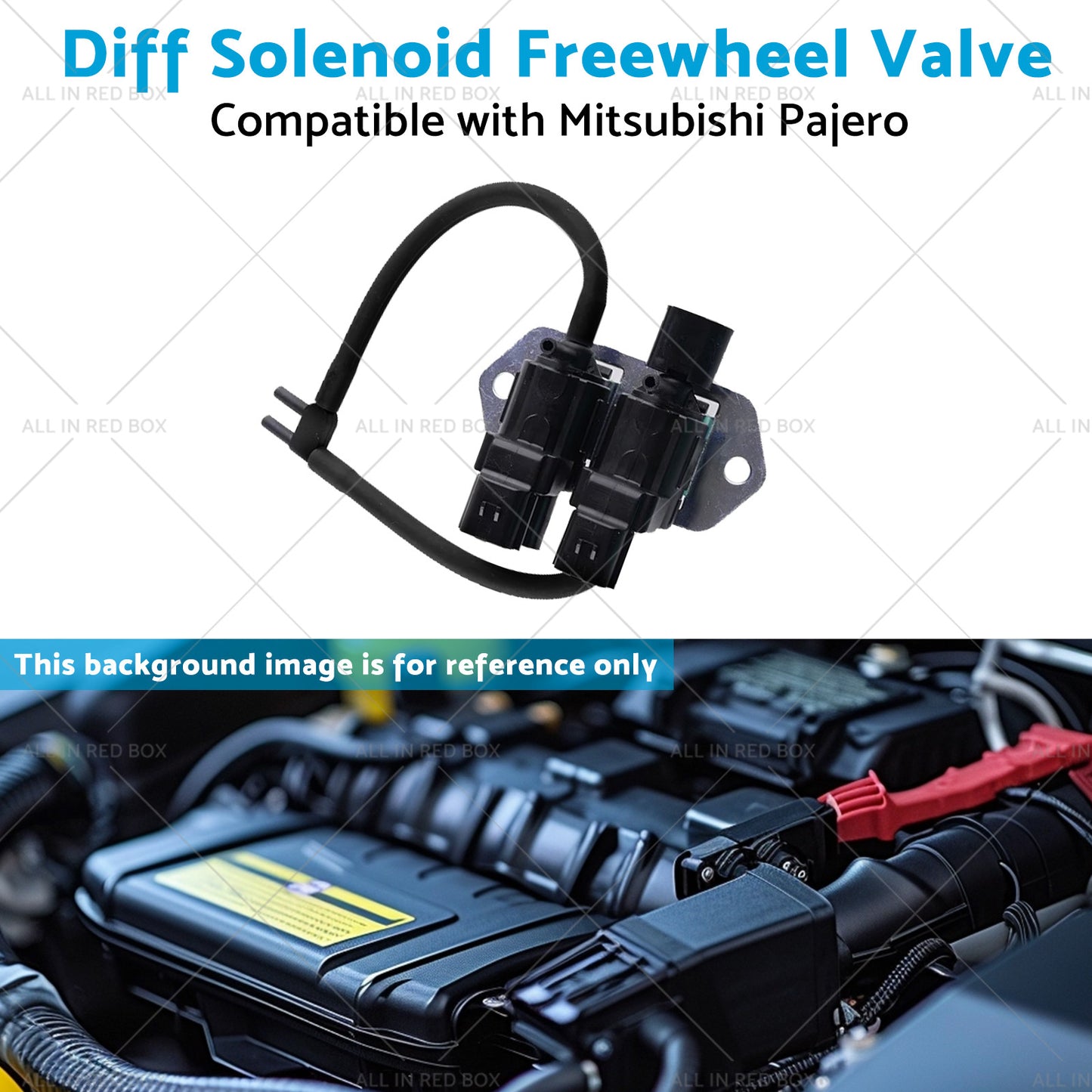 {{ Front Diff Solenoid Freewheel Valve Suitable for Mitsubishi Pajero NW NX 07-17 }} - Buy Car Parts Online at {{ Kaka Auto Parts }}.