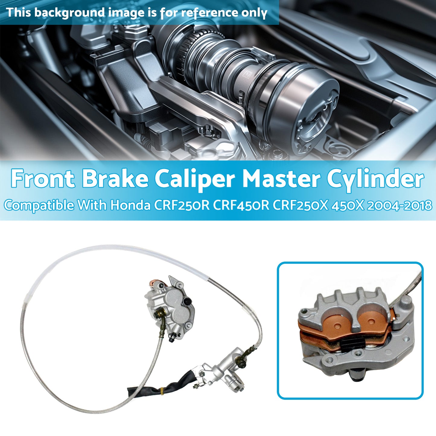 {{ Front Brake Caliper Master Cylinder Suitable For Honda CRF250R CRF450R CRF250X }} - Buy Car Parts Online at {{ Kaka Auto Parts }}.
