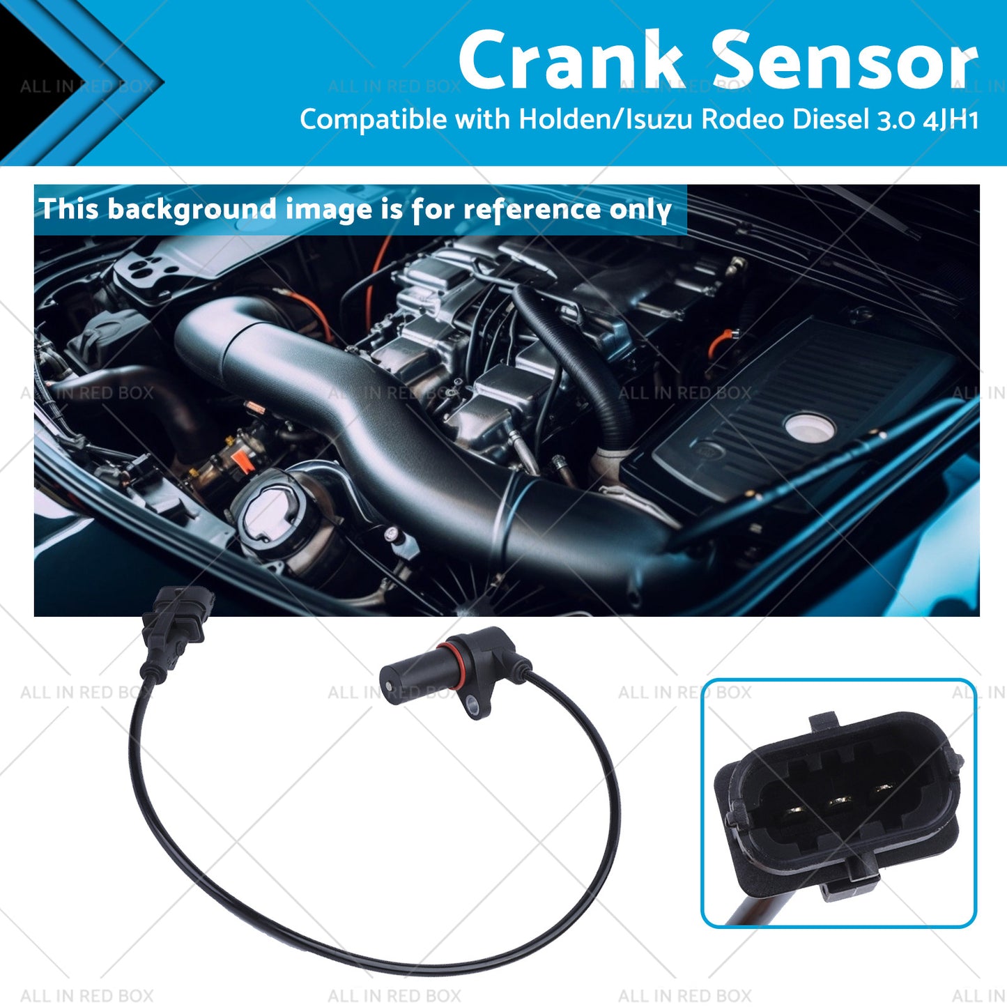 {{ 8973244022 Crank Sensor Suitable for Holden or Isuzu Rodeo Diesel 3. 0 4JH1 03-07 }} - Buy Car Parts Online at {{ Kaka Auto Parts }}.