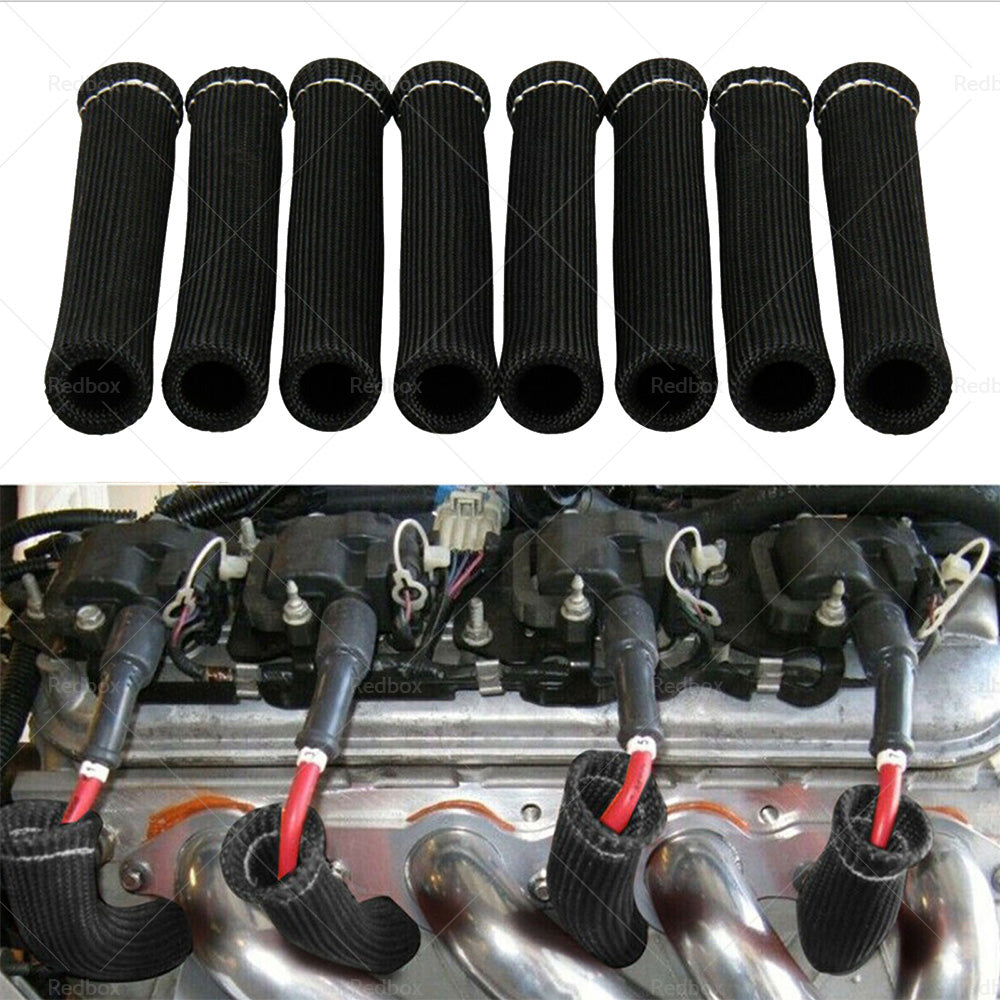 2500℉ Spark Plug Wire Heat Shield Sleeve Protector Boots Cover for LS1/LS2