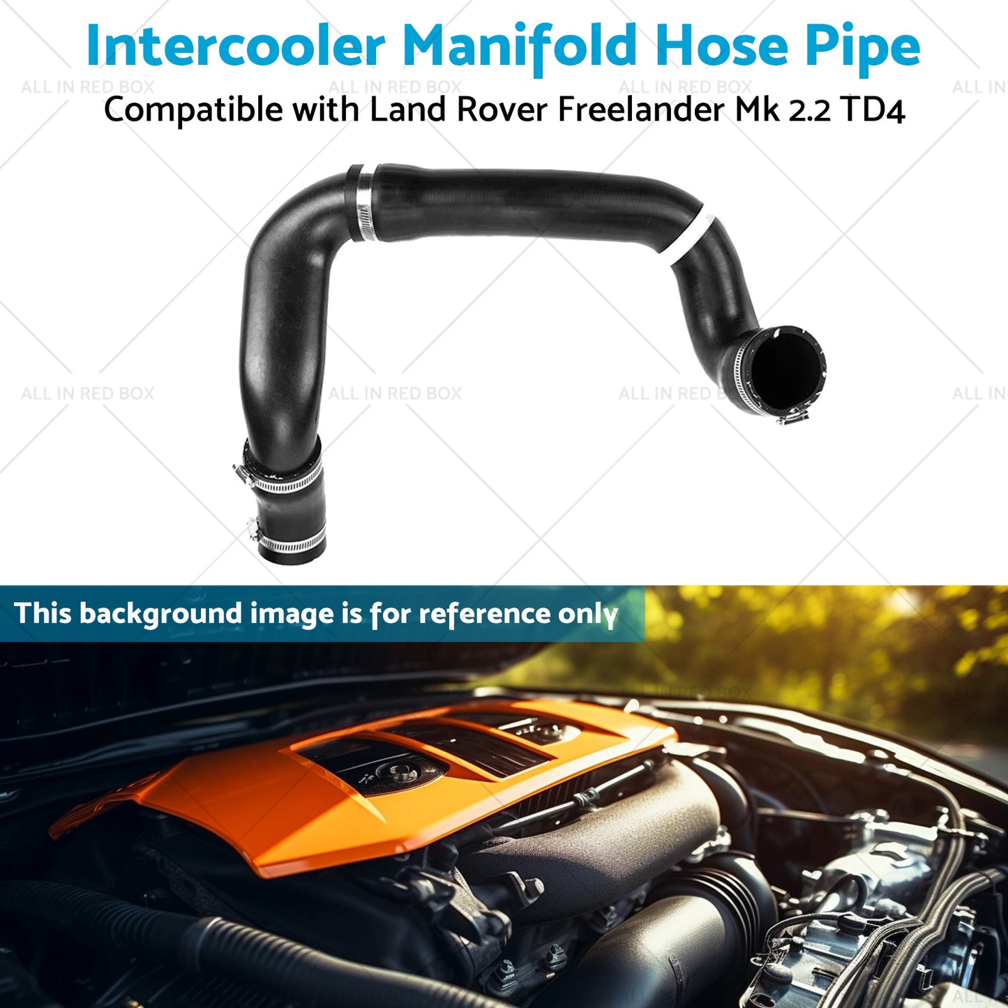 {{ Intercooler Manifold Hose Pipe Suitable for Land Rover Freelander Mk TD4 06-14 }} - Buy Car Parts Online at {{ Kaka Auto Parts }}.
