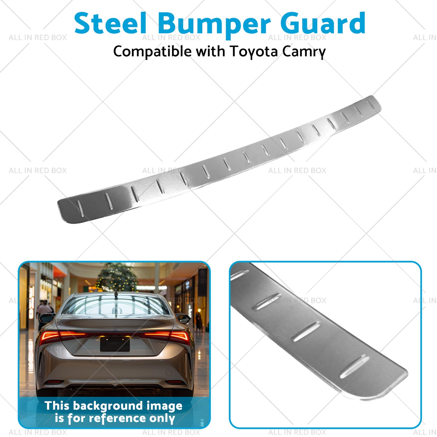 {{ Steel Bumper Guard Trunk Sill Scuff Protector Cover Suitable for Toyota Camry }} - Buy Car Parts Online at {{ Kaka Auto Parts }}.
