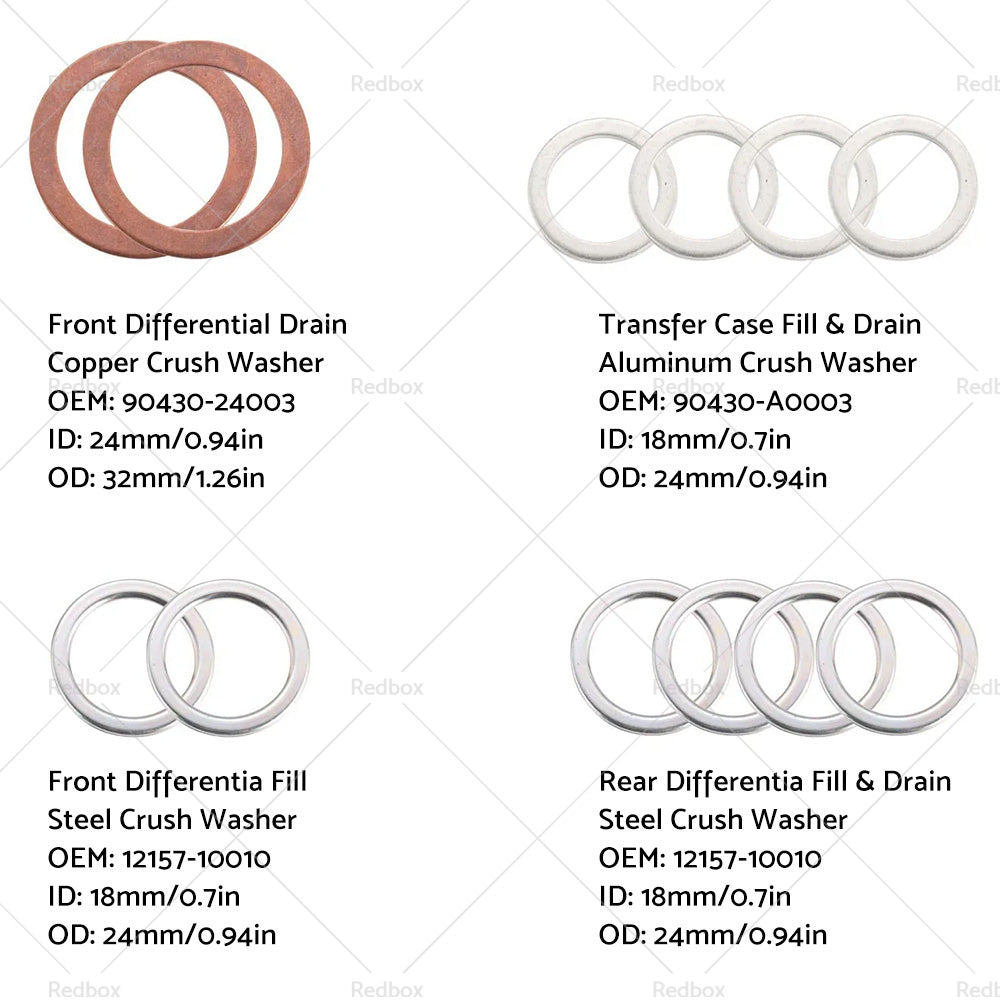 {{ Suitable for Toyota Oil Drain Plug Gasket 12157-10010 90430-24003 90430-A0003 }} - Buy Car Parts Online at {{ Kaka Auto Parts }}.