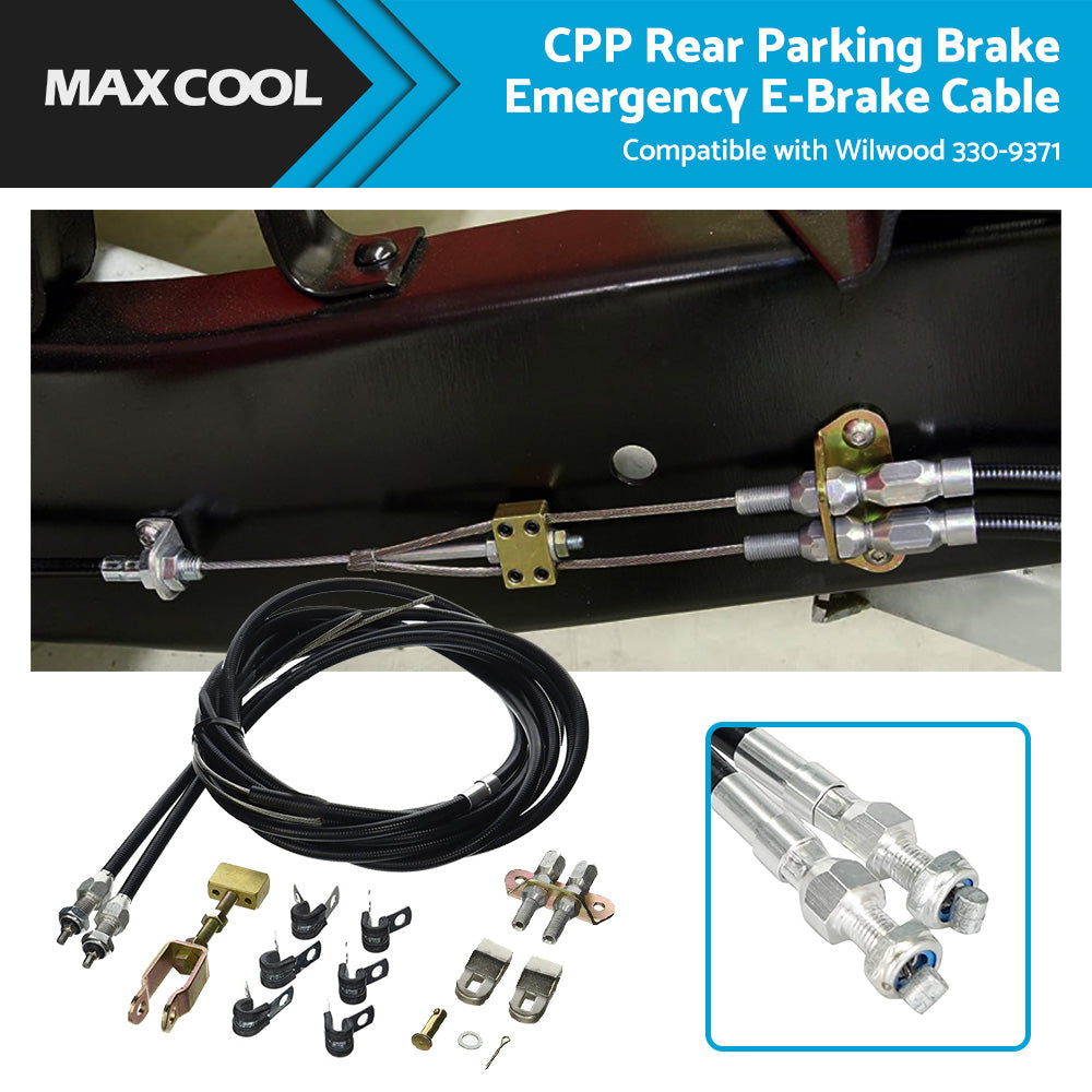 {{ CPP Rear Parking Brake Emergency E-Brake Cable Suitable For Wilwood 330-9371 }} - Buy Car Parts Online at {{ Kaka Auto Parts }}.