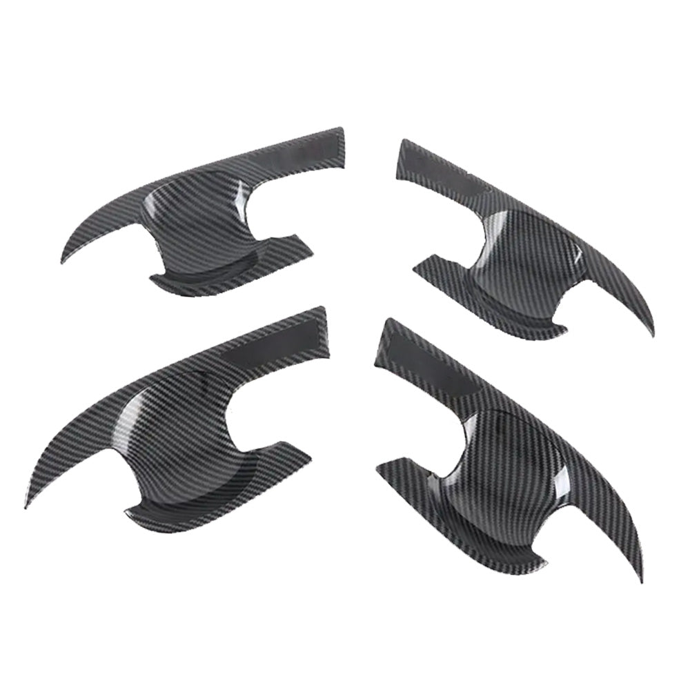 Carbon Fiber Door Handle Cover and Bowl Cup Surround Kit Suitable For Toyota Camry