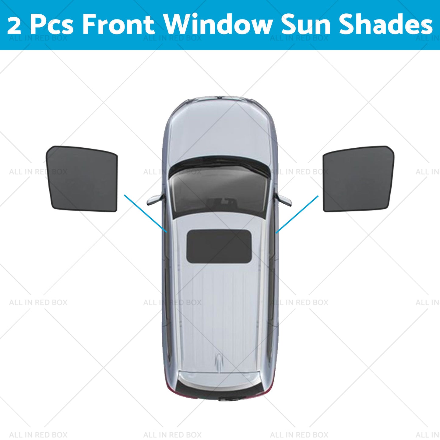 {{ Front Rear Window Sun Shade Magnetic Mesh Suitable for GWM UTE Cannon 2021-2024 }} - Buy Car Parts Online at {{ Kaka Auto Parts }}.