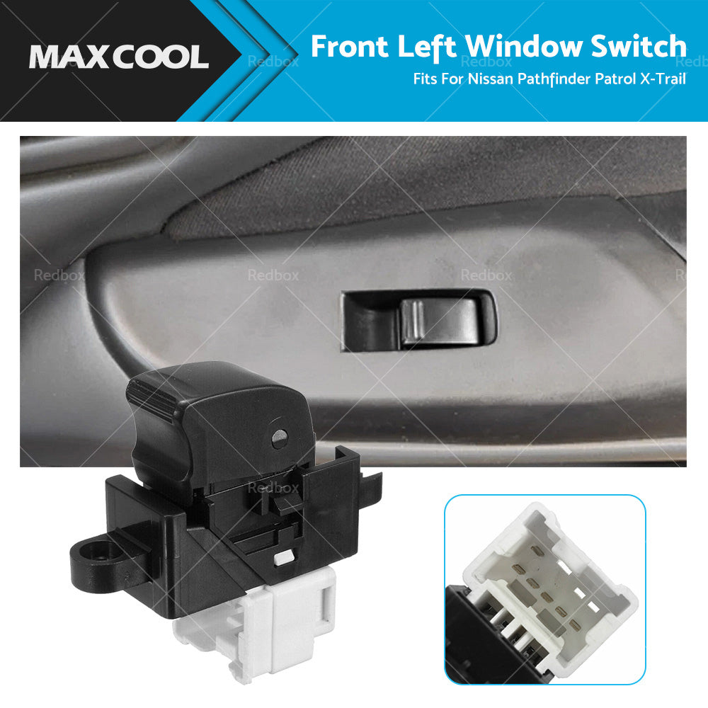 {{ Front Left Window Switch Fits For Nissan Pathfinder Patrol X-Trail 25411-0V000 }} - Buy Car Parts Online at {{ Kaka Auto Parts }}.