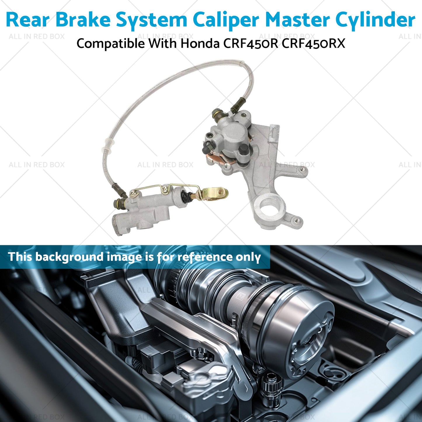 Rear Brake System Caliper Master Cylinder Suitable For Honda CRF450R CRF450RX