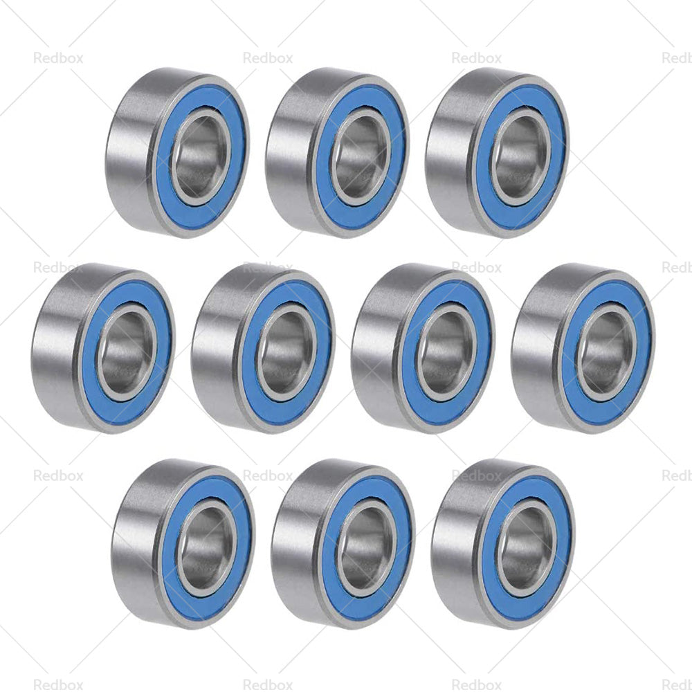 1/10x 5x8x2. 5mm Bearings PTFE Rubber Seals RC 2728 4606 5114 1213 B020 MR85-2RS