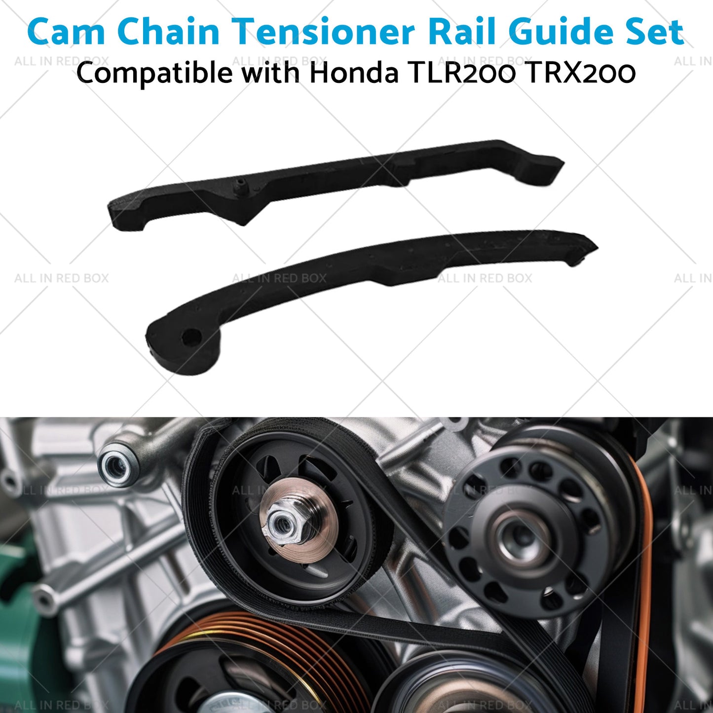 {{ Cam Chain Tensioner Rail Guide Set Suitable for Honda XR200R XR200 TLR200 TRX200 }} - Buy Car Parts Online at {{ Kaka Auto Parts }}.