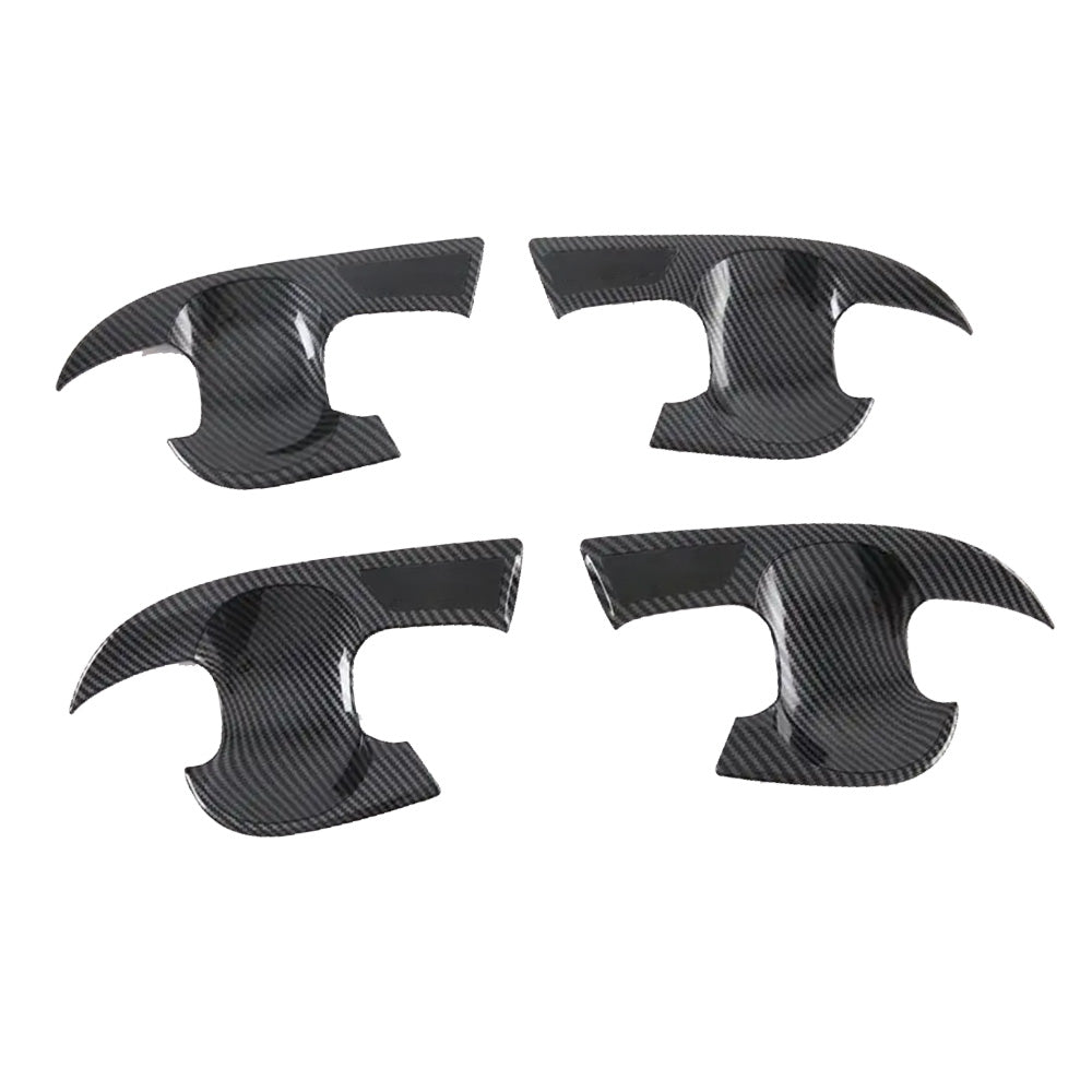 Carbon Fiber Door Handle Cover and Bowl Cup Surround Kit Suitable For Toyota Camry
