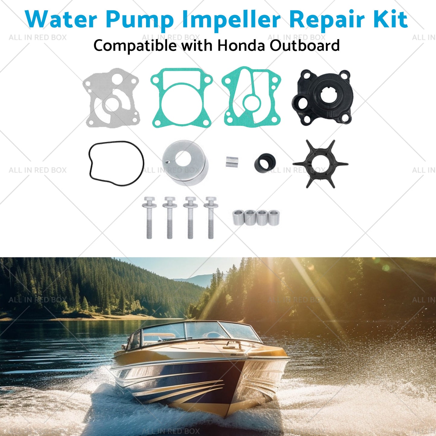 {{ Water Pump Impeller Repair Kit Suitable BF40A BF50A for Honda Outboard 40Hp 50Hp }} - Buy Car Parts Online at {{ Kaka Auto Parts }}.