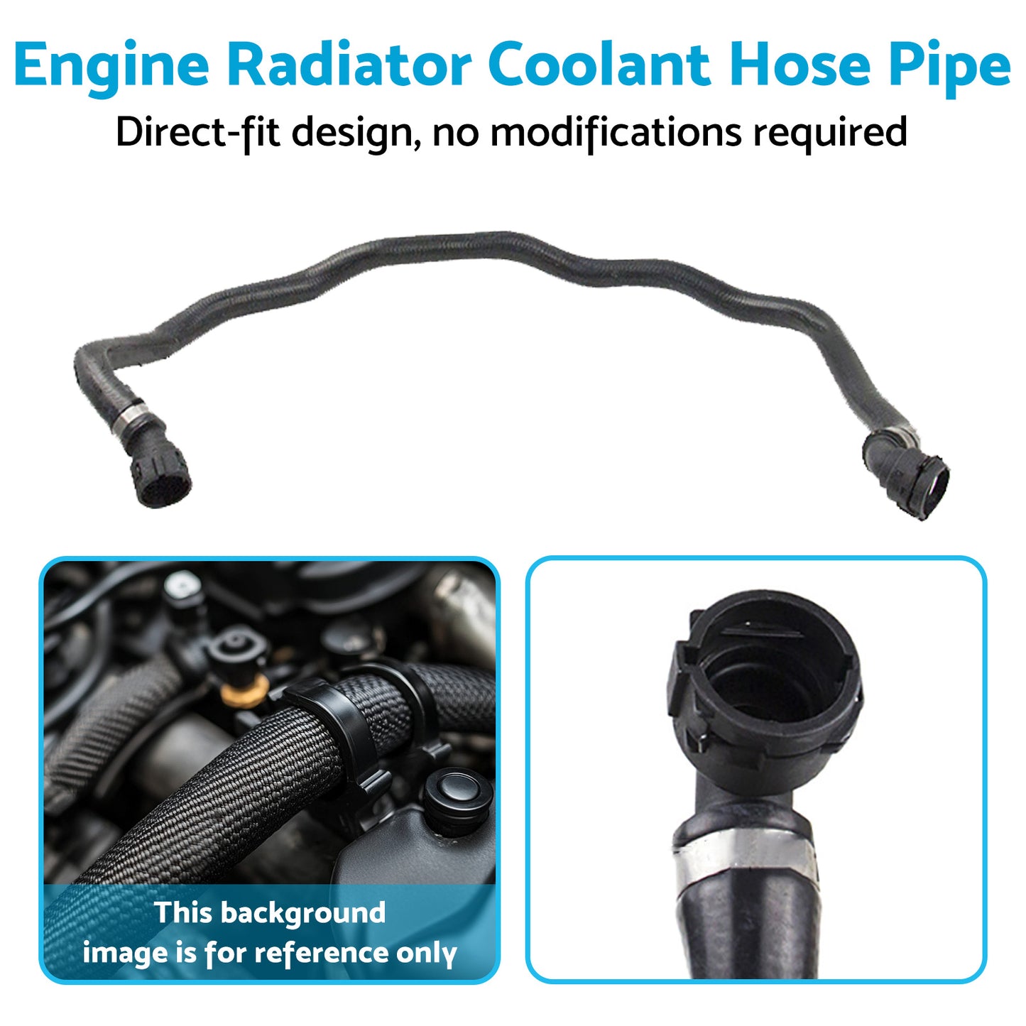 {{ Engine Radiator Coolant Hose Pipe Suitable For BMW 135i 3.0 L6 08-13 64216983858 }} - Buy Car Parts Online at {{ Kaka Auto Parts }}.