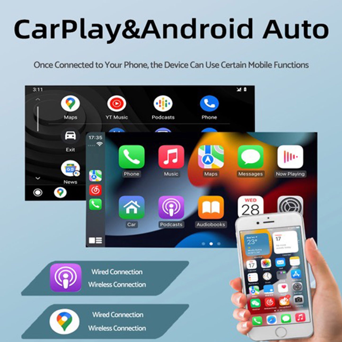 9" Android 14 Suitable for Pajero 2000-06 Apple CarPlay GPS 4+64G