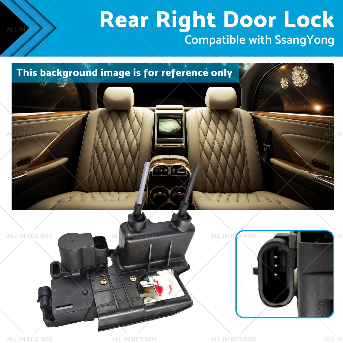 {{ Rear Right Door Lock 71320-34002 713203-4002 Suitable for SsangYong Korando C }} - Buy Car Parts Online at {{ Kaka Auto Parts }}.