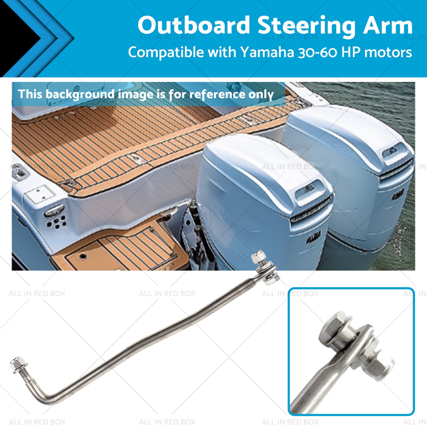 {{ Suitable For 30?60 Universal Outboard Steering Arm Connecting Link Tie Rod Part }} - Buy Car Parts Online at {{ Kaka Auto Parts }}.