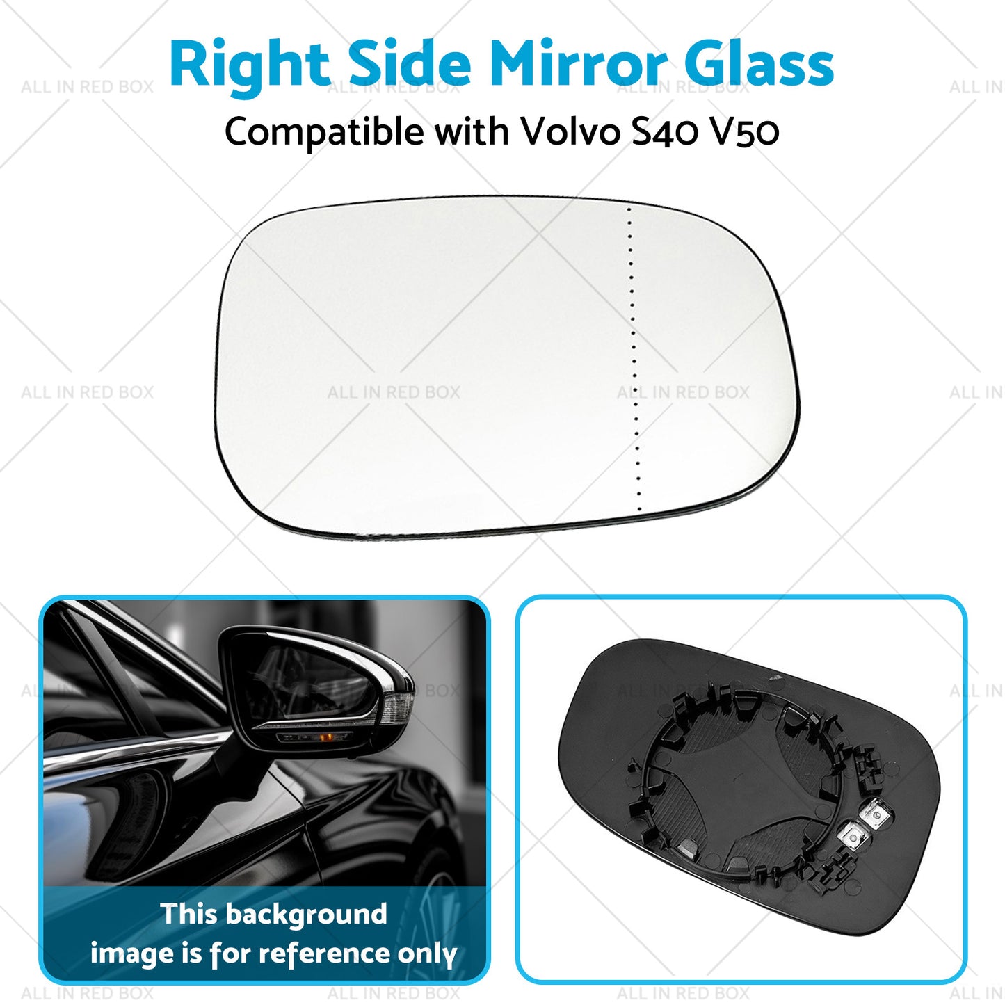 {{ Right Side Mirror Glass Suitablefor Volvo S40 M V50 T5 04-12 Large Blinker Type? }} - Buy Car Parts Online at {{ Kaka Auto Parts }}.