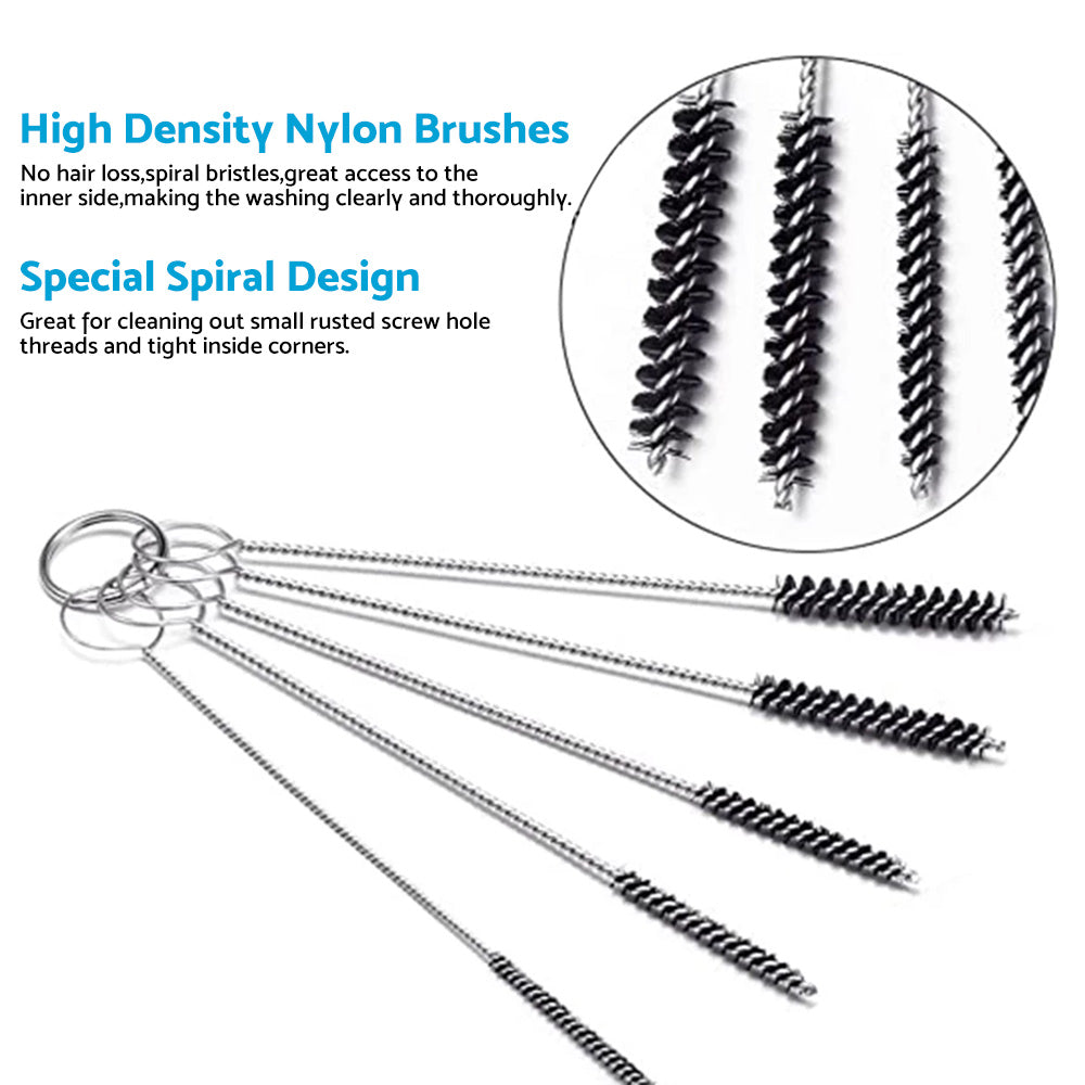 Carburetor Carb Jet Cleaning Tool Wire Brush Cleaner For Motorcycle ATV W Brush