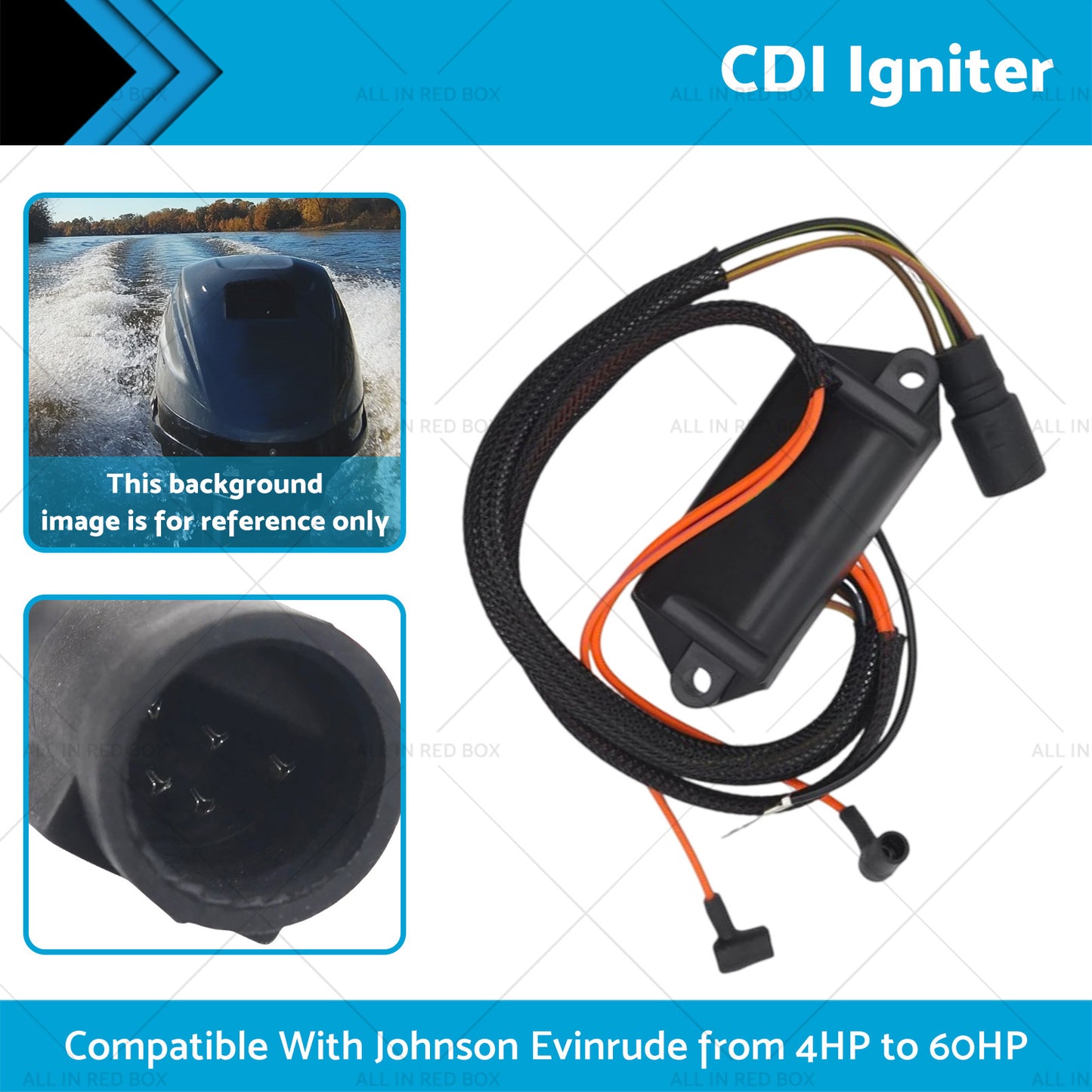 Ignition Module Suitable For Johnson Evinrude 4HP 5HP 6HP 1986-2005
