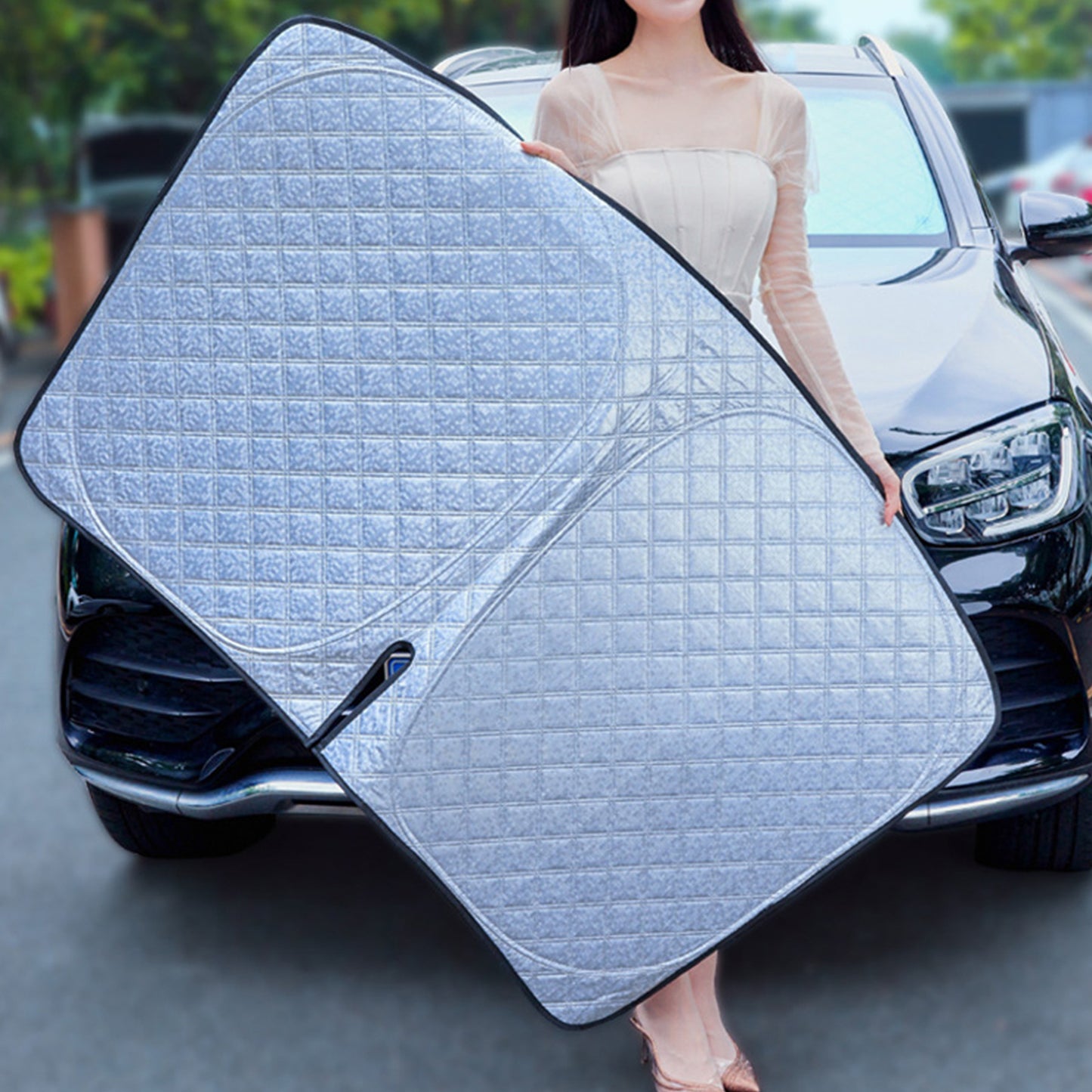 {{ 6 Layer WindScreen Sun Shade Suitable for Mazda CX-5 2017-2024 w/Storage Bag }} - Buy Car Parts Online at {{ Kaka Auto Parts }}.