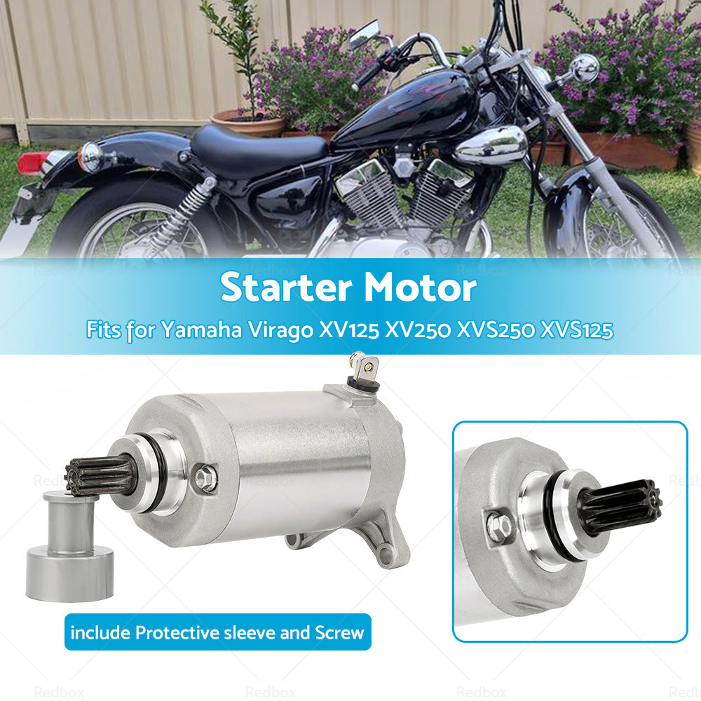 {{ Starter Motor for Yamaha Virago XV125 XV 250 125 XVS250 XVS125 ROUTE66 VSTAR }} - Buy Car Parts Online at {{ Kaka Auto Parts }}.