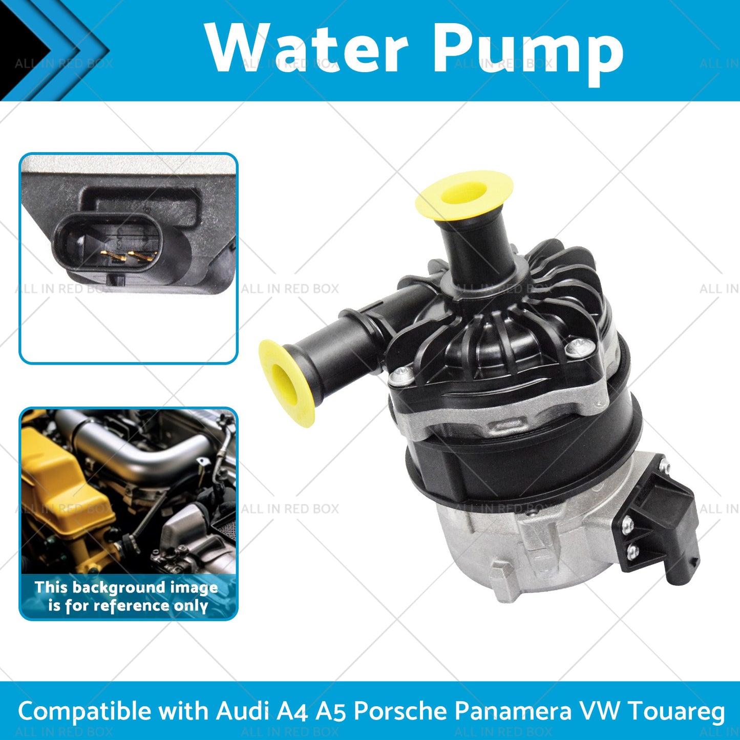 {{ Auxillary Water Pump Suitable For Volkswagen Audi Porsche 7P0965567 95860656700 }} - Buy Car Parts Online at {{ Kaka Auto Parts }}.