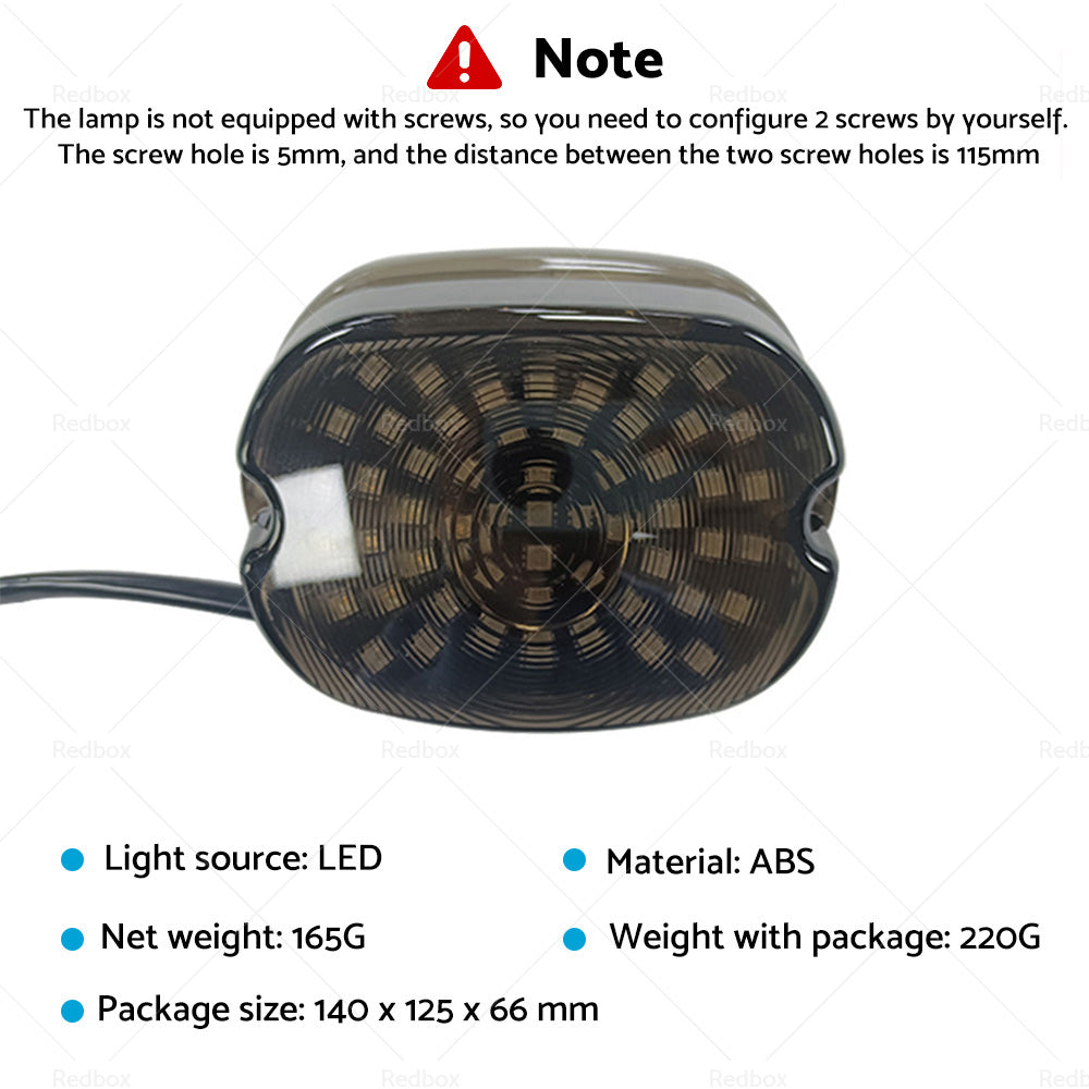 {{ LED Rear Tail Light Brake Smoke Suitable For Harley Touring Dyna Glide Softail }} - Buy Car Parts Online at {{ Kaka Auto Parts }}.