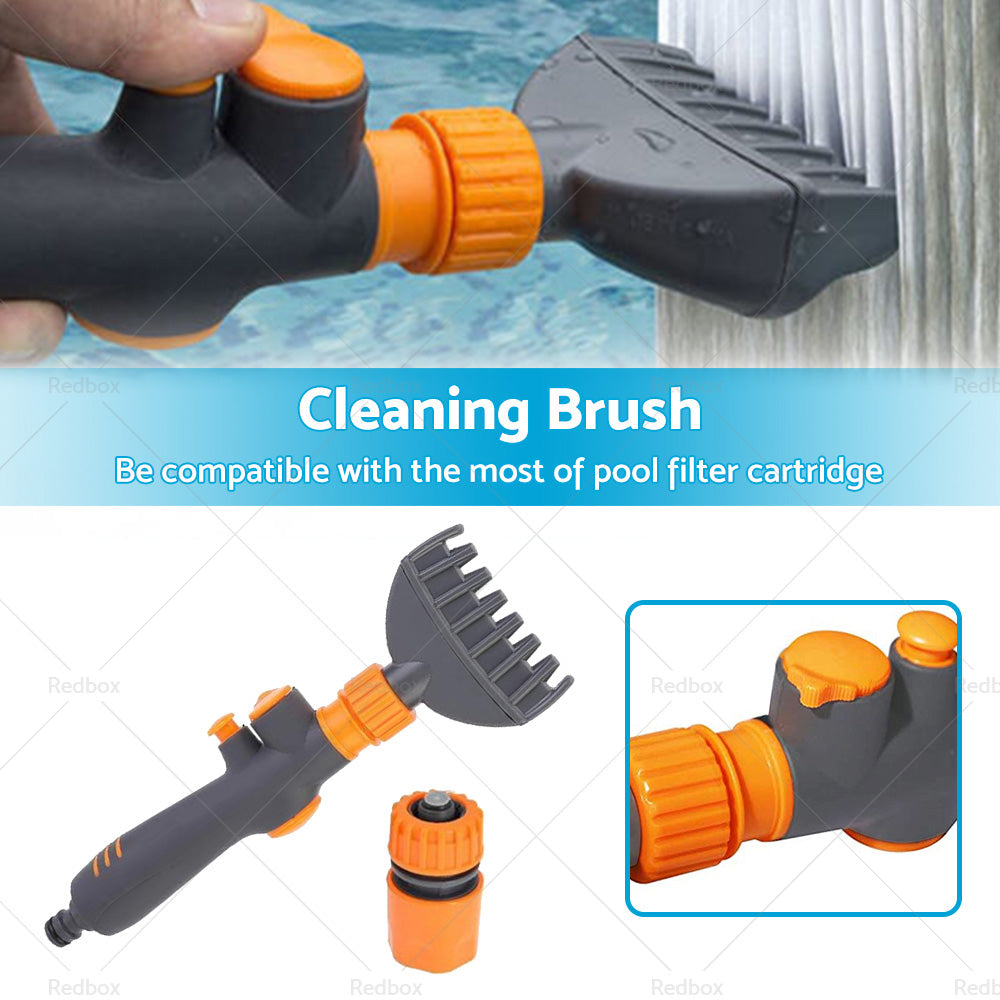 Cleaning Tool Water Wand Tub Spa Filter Swimming Pool Cartridge Cleaner Brush