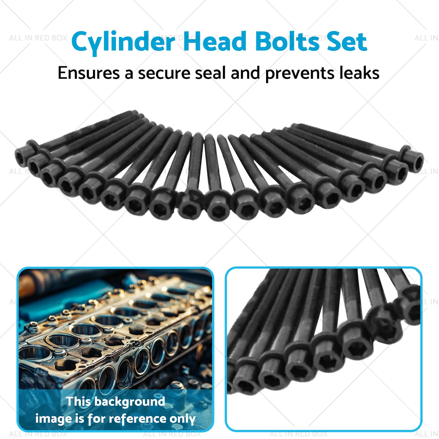 Cylinder Head Bolts Set Suitable For Mitsubishi QE Triton MQ MR 2015-on 4N15
