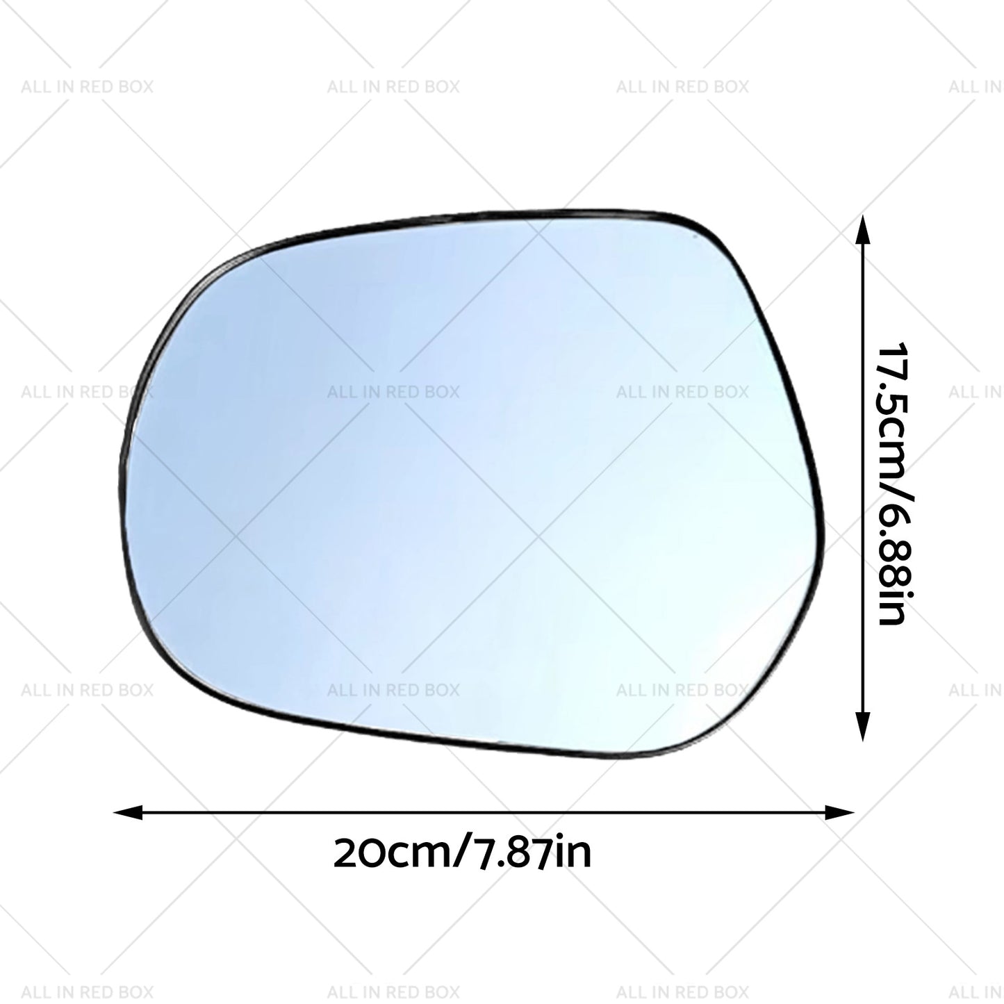 {{ Left Side mirror glass with Plate Suitable for Toyota LandCruiser Prado 150 09- }} - Buy Car Parts Online at {{ Kaka Auto Parts }}.