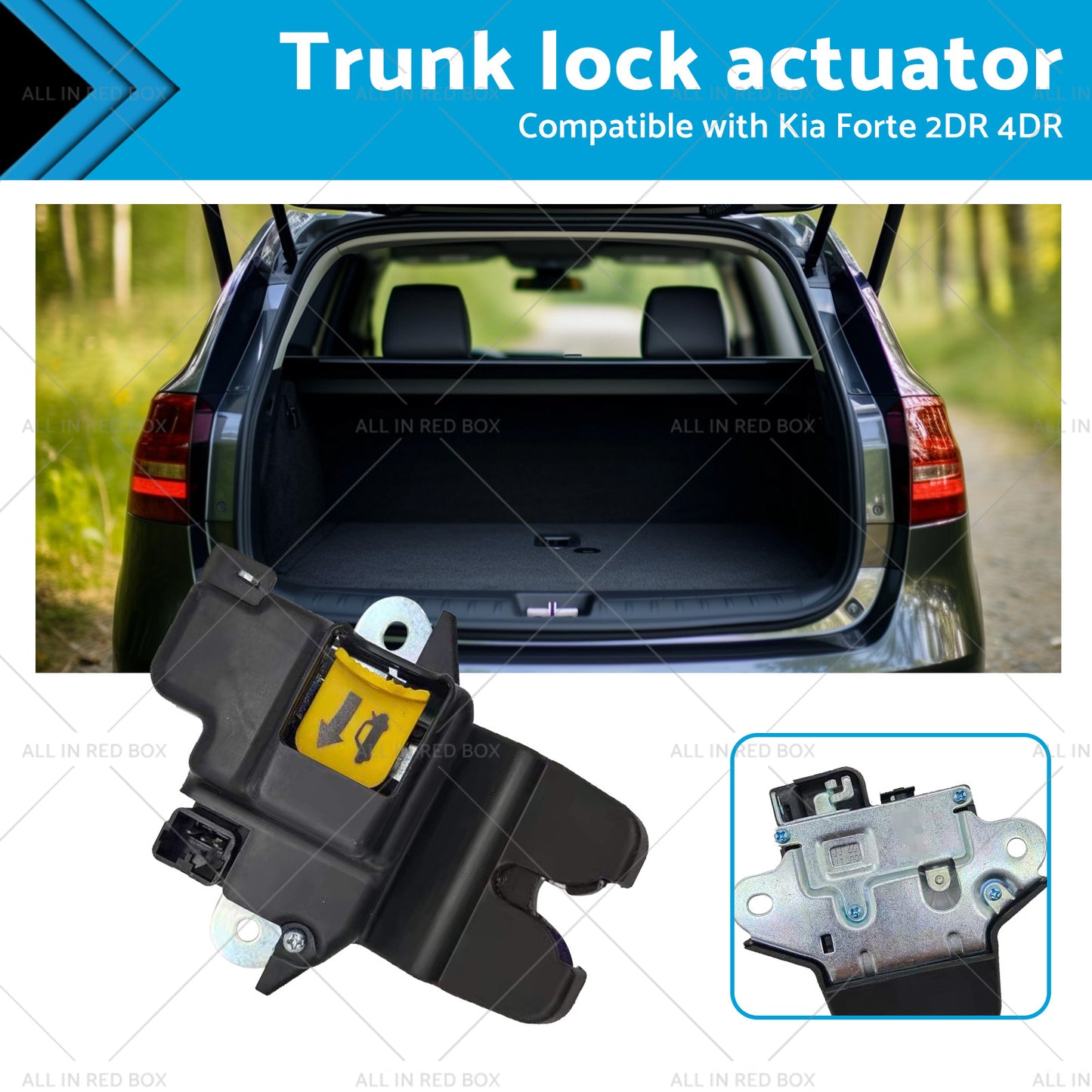 {{ Trunk Lock Actuator Suitable For 2013-2018 Kia Forte 2Dr 4Dr }} - Buy Car Parts Online at {{ Kaka Auto Parts }}.