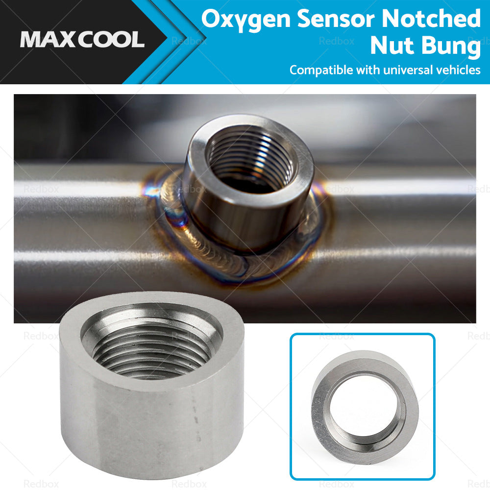 {{ 1PCS O2 Oxygen Sensor Curve Notched Nut Bung 304 Stainless Steel M18 X 1. 5 }} - Buy Car Parts Online at {{ Kaka Auto Parts }}.