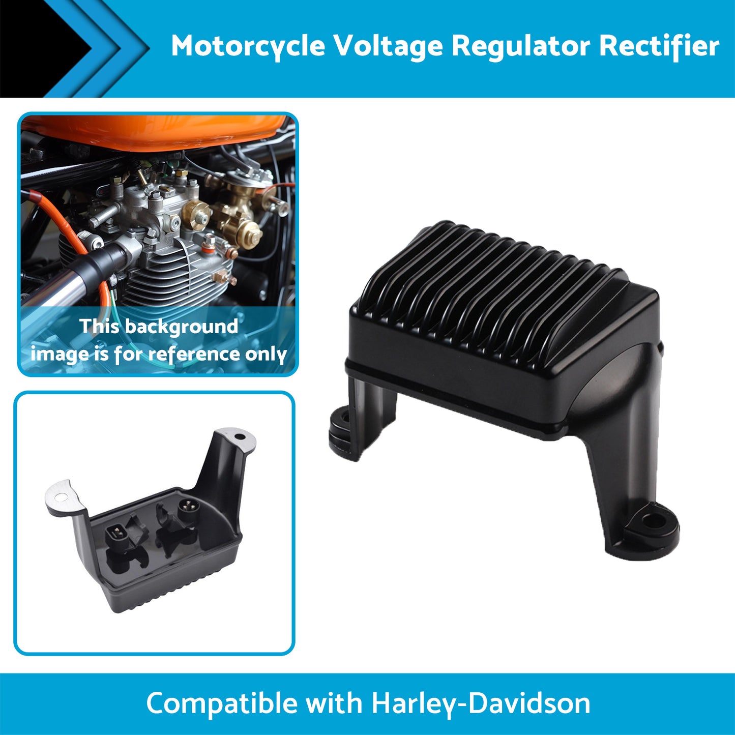 {{ 74505-06 Voltage Regulator Rectifier Suitable for Harley-Davidson 06-08 }} - Buy Car Parts Online at {{ Kaka Auto Parts }}.