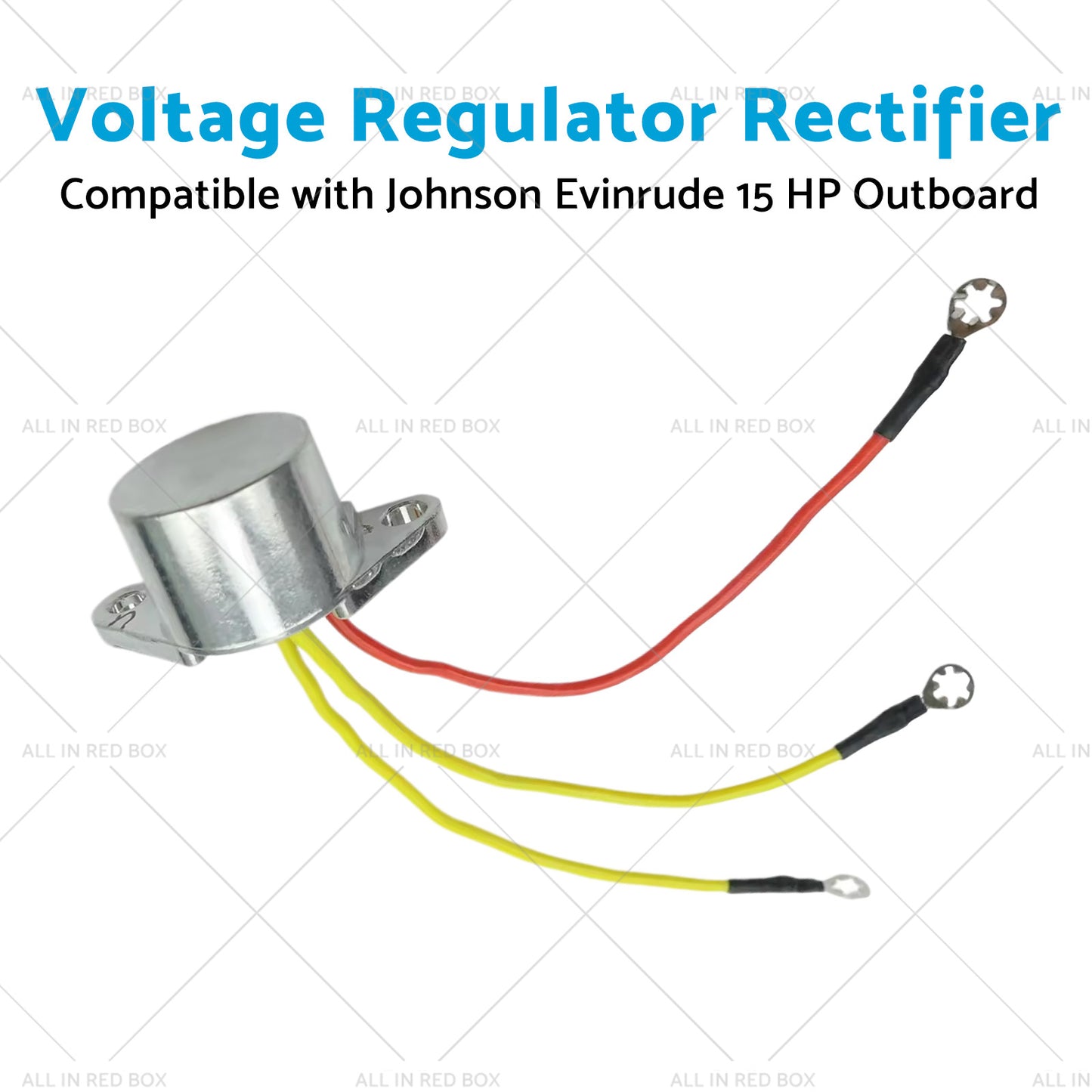 {{ Voltage Regulator Rectifier 3 Wire Suitable for Johnson Evinrude 15 HP Outboard }} - Buy Car Parts Online at {{ Kaka Auto Parts }}.