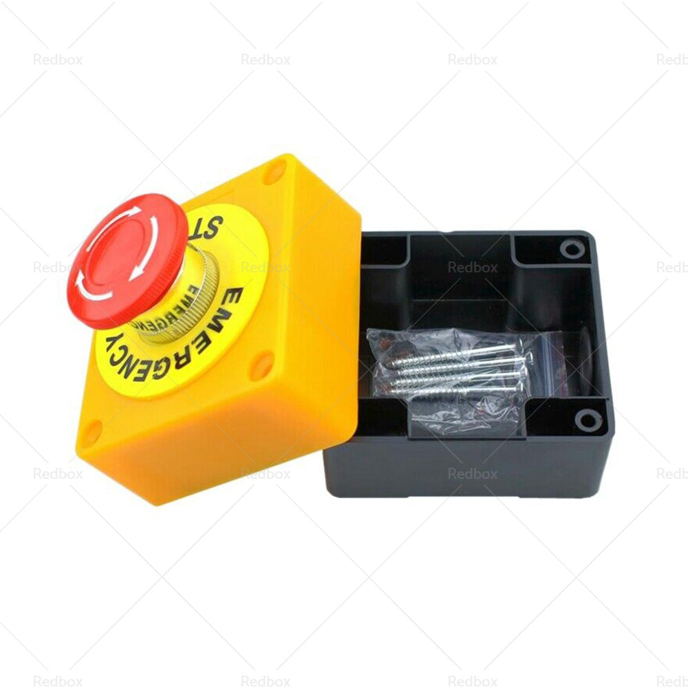 Emergency Stop Shut Off Push Buttons Switch 1NO 1NC e-stop Push Button AU