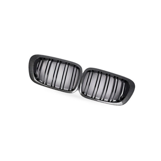 Carbon Fiber Twin Line Bumper Grille Suitable for BMW E46 M3 Coupe 1998-2002