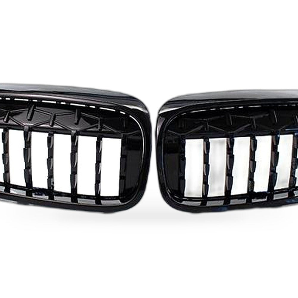 Meteor Semi-Plated Grille Suitable for BMW 5 Series G30 G38 2017-2019 - XQ1