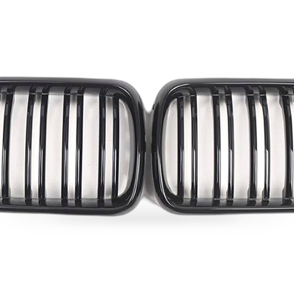 Black Double Line Grille Front Bumper Suitable for BMW 3 Series E36 1997-1999 - XQ1