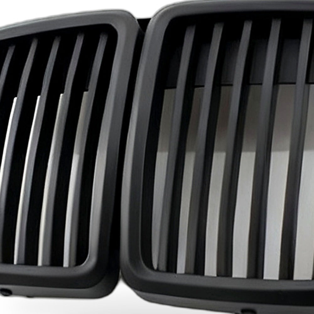 Modified Front Bumper Grille Suitable for BMW 3 Series E30 1982-1994 Matte Black - XQ1
