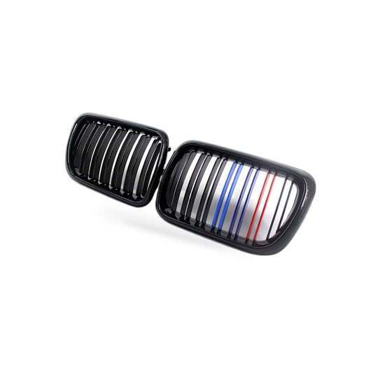 Black Tri-Color M-Style Front Grille for BMW 3 Series E36 1997-1999