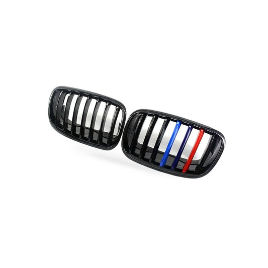 BMW X5 E70 2007-2013 Gloss Black M-Style Grille with Base Frame 51717229233