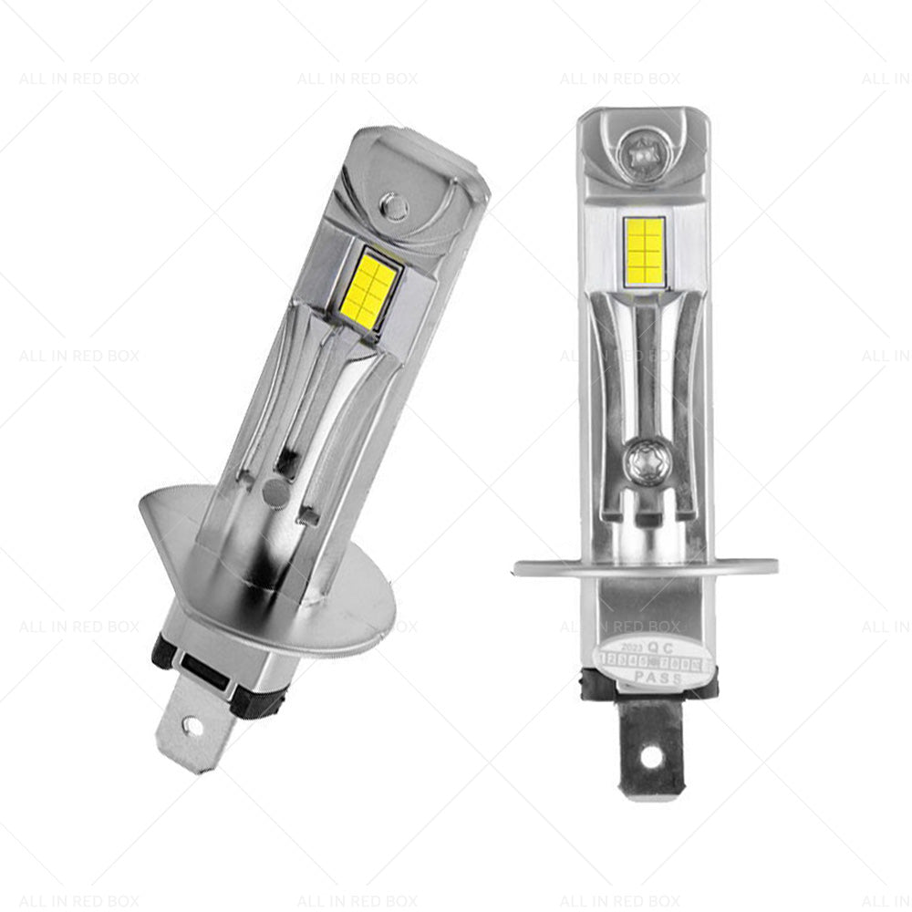 {{ 2PC H1 LED Headlight Kit 220W 30000LM Globes Car Bulbs High Low Beam 6000K White }} - Buy Car Parts Online at {{ Kaka Auto Parts }}.