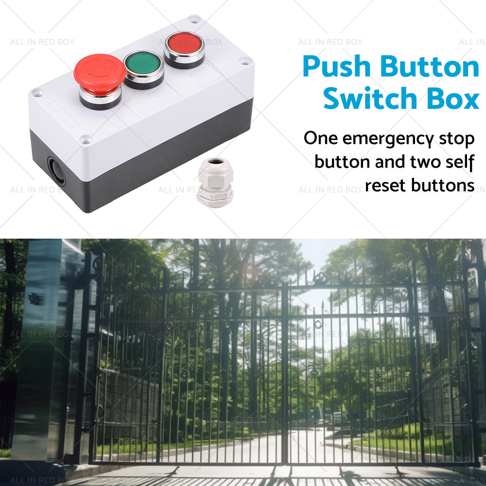 {{ Push Button Switch Box Momentary NO NC Red Green Switches and Emergency Stop }} - Buy Car Parts Online at {{ Kaka Auto Parts }}.