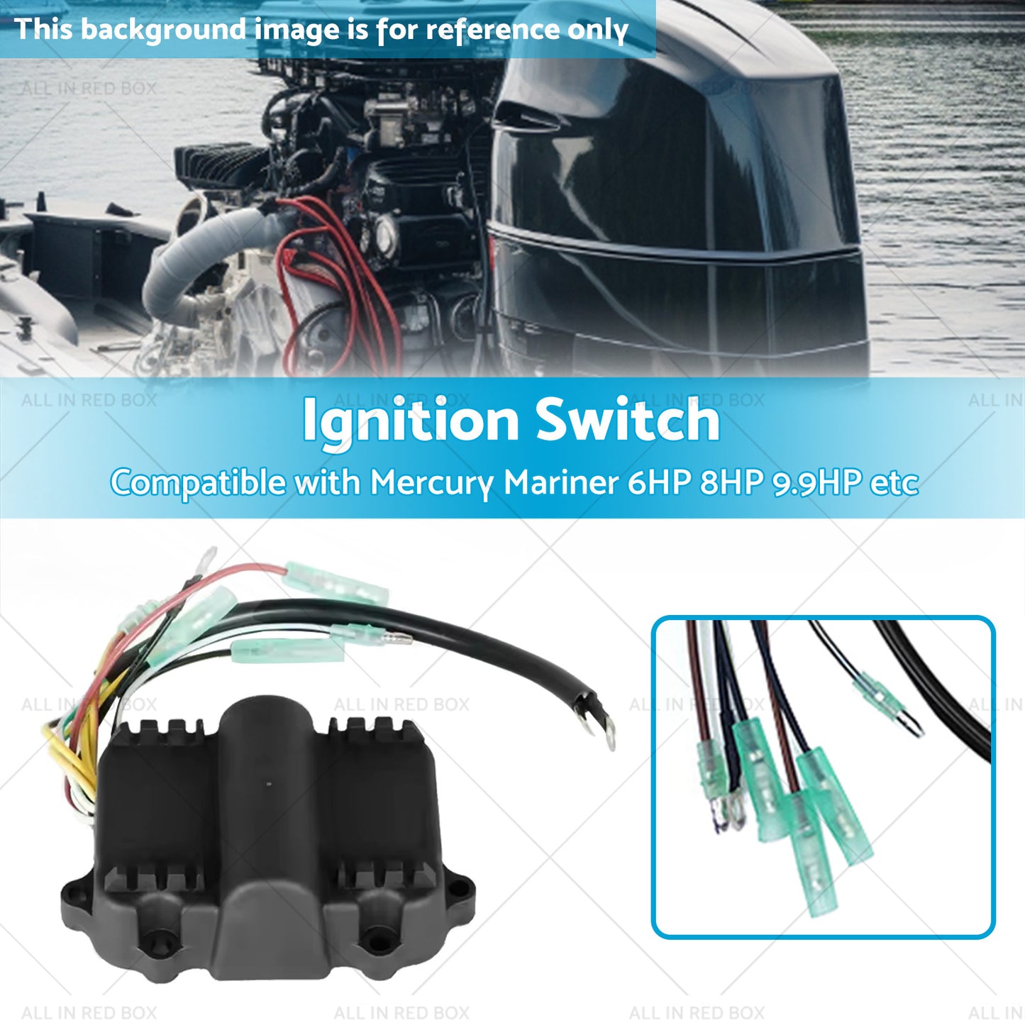 {{ CDI Ignition Switch 339-7452A19 For Mercury Outboard 6 8 9.9 10 15 20 25 35 HP }} - Buy Car Parts Online at {{ Kaka Auto Parts }}.