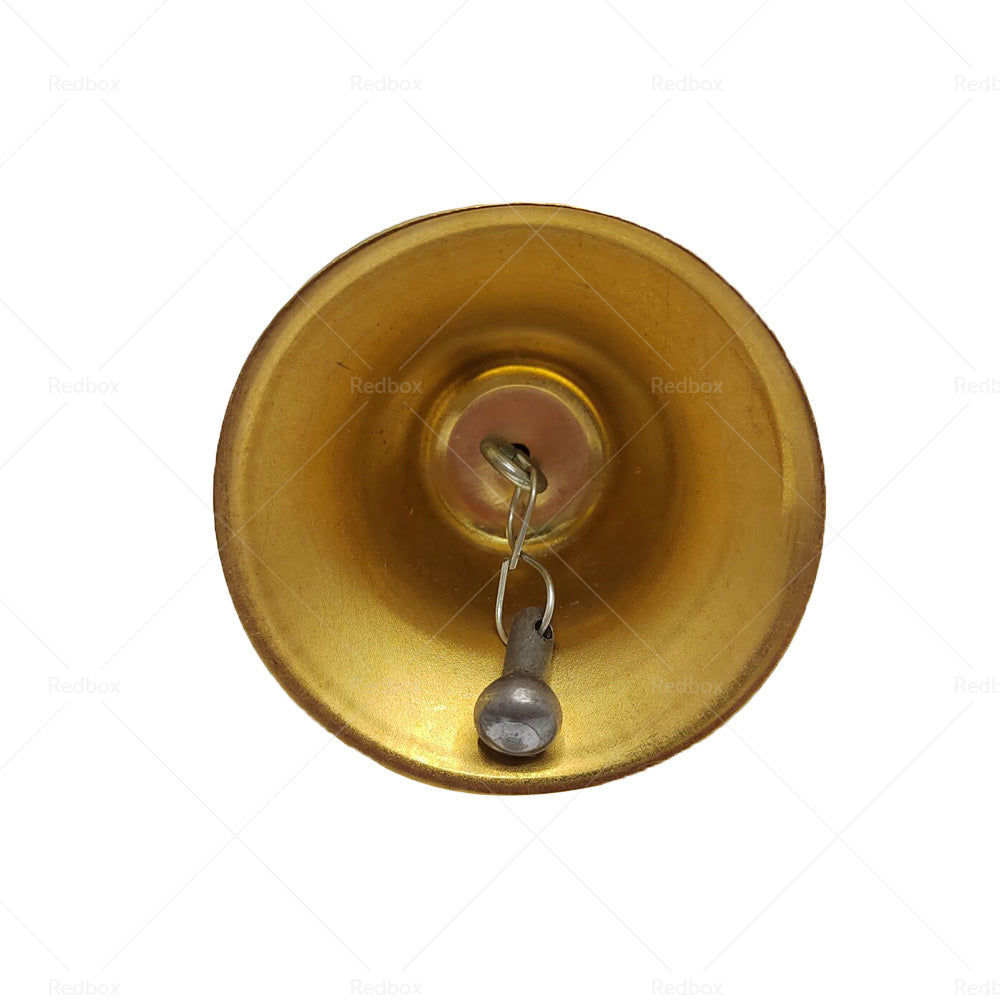 Brass Hand Bell Loud Call Bell Handbell Desk Ringbell for Wedding Festival