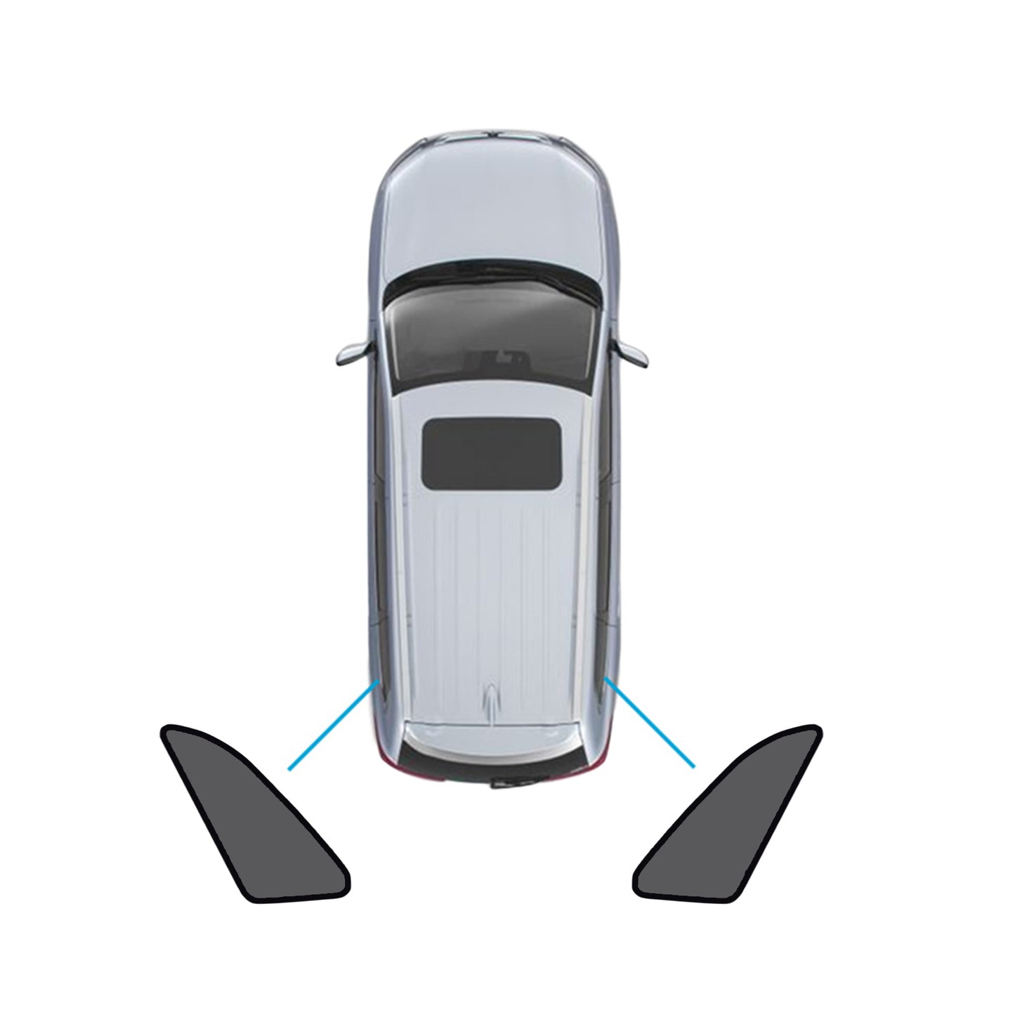 Magnetic Mesh Sun Blind Shades Suitable for Audi Q3 RS Q3 2019-2025