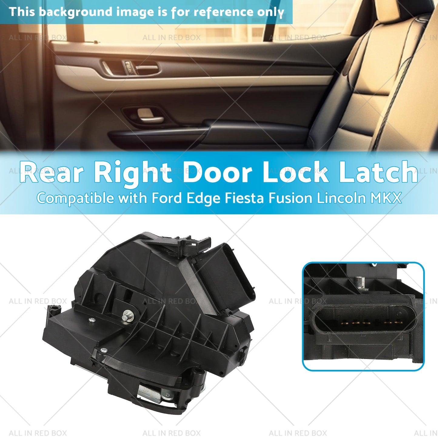 {{ Rear Right Door Lock Latch Actuator Suitable For Ford Focus Lincoln MKX MKZ }} - Buy Car Parts Online at {{ Kaka Auto Parts }}.