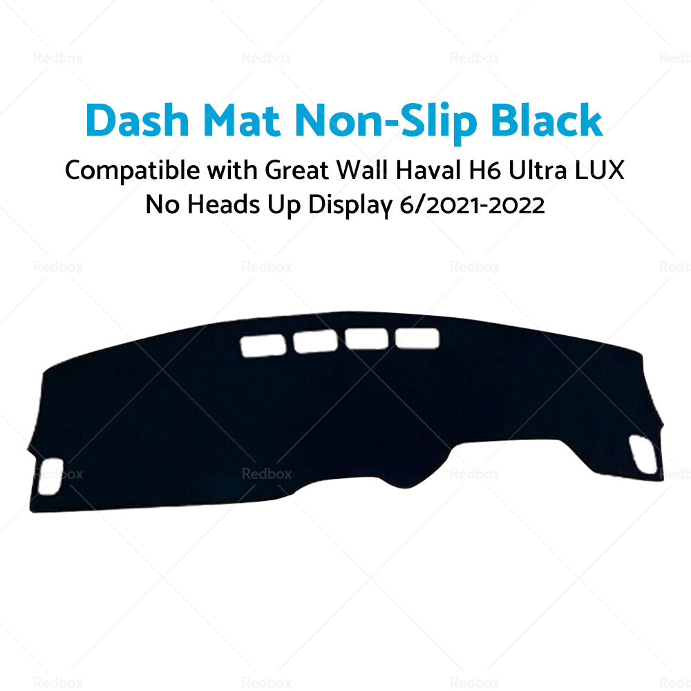 Dash Mat Suitable For Haval H6 LUX and Premium No Heads Up Display 6 or 2021-2022
