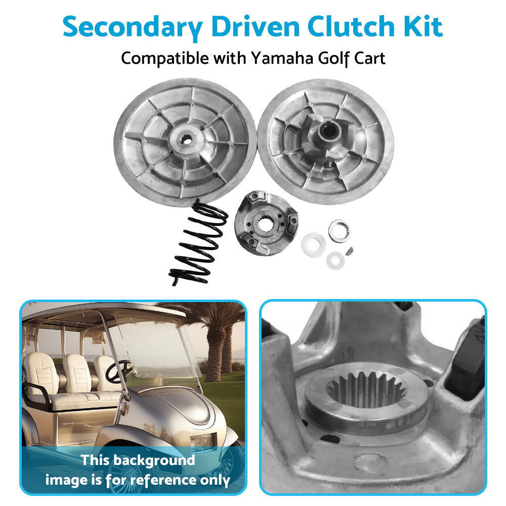 {{ Secondary Driven Clutch for Yamaha Golf Cart 4 Cycle G2 G9 G14 G16 G20 G22 85-07 }} - Buy Car Parts Online at {{ Kaka Auto Parts }}.