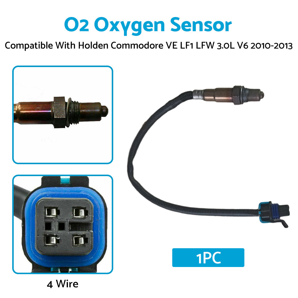 {{ O2 Oxygen Sensor 4 Wire For Commodore VE LF1 LFW 3. 0L V6 10-13 12616203 }} - Buy Car Parts Online at {{ Kaka Auto Parts }}.